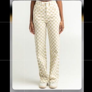 RSQ NWT checkered pants sz 26